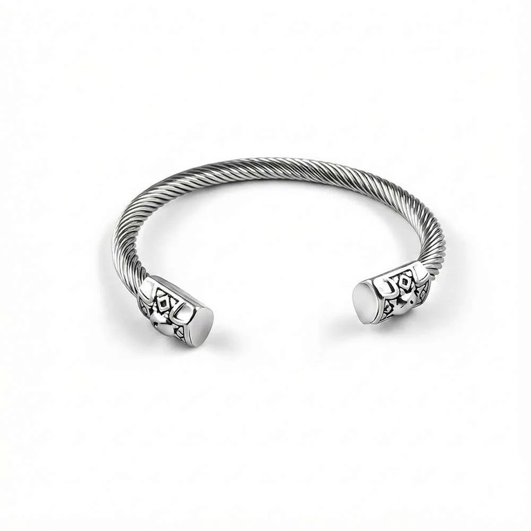Αντρικό spiral cross bracelet