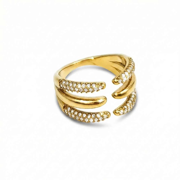 Claws gold ring