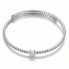 Grace big shiny steel bracelet βραχιόλι γυναικείο