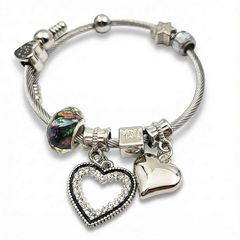 Hearts charms bracelet γυναικείο βραχιόλι