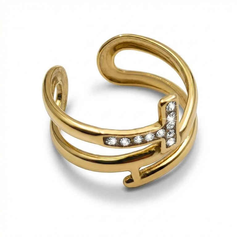 Gold shine ring γυναικείο δαχτυλίδι