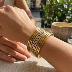 Meandros gold bracelet-thumb-2