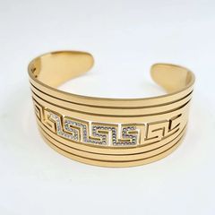 Meandros gold bracelet
