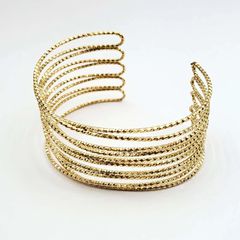 Manchette gold bracelet