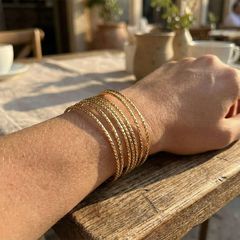 Manchette gold bracelet-thumb-1