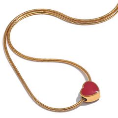 Heart χρυσό κρεμαστό charm