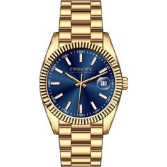 Dissoni Classy date gold blue dial