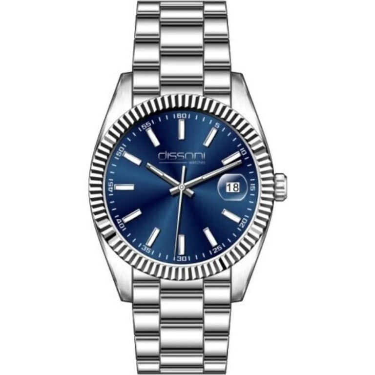 Dissoni Classy date blue dial