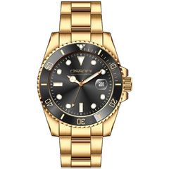 Dissoni divers date gold black dial