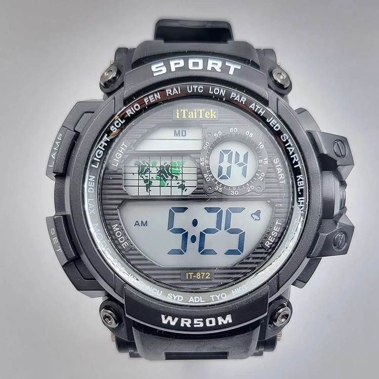Sport ρολόϊ chrono μαύρο