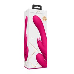 Suki - Vibrating Strapless Strap-on Rabbit Pink-thumb-1