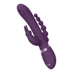 Rini - Pulse Wave & Vibrating Double Penetration Rabbit Purple-thumb-7