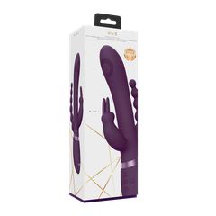 Rini - Pulse Wave & Vibrating Double Penetration Rabbit Purple-thumb-6