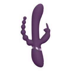 Rini - Pulse Wave & Vibrating Double Penetration Rabbit Purple-thumb-4