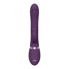 Rini - Pulse Wave & Vibrating Double Penetration Rabbit Purple-thumb-5