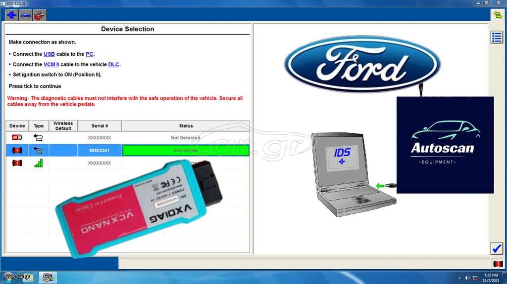 Διαγνωστικό FORD /  MAZDA  IDS V130