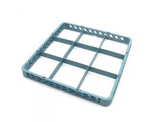 INOXWEB 2027-Επέκταση σχάρας πλυντηρίου πιάτων - 50 x 50 cm - 9 θήκες MAX-09507105