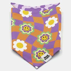 Μπαντάνα Σκύλου Διπλής Όψης Happy Daisy Xlarge 53-62cm Wild Barks