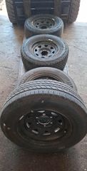 4 ΖΑΝΤΟΛΑΣΤΙΧΑ ,ΖΑΝΤΕΣ ΣΙΔΕΡΕΝΙΕΣ 235/70/16 NISSAN NAVARA -MAZDA B2500-FORD RANGER