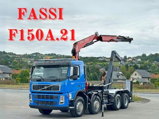Γερανοί - Φορτηγά Με Γερανό Volvo 2003 FM 12.420 * FASSI F150A.21 * 8x4 *