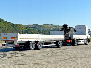 Γερανοί - Φορτηγά Με Γερανό Renault 2017 C 440 + ρυμουλκούμενο με επίπεδη πλατφόρμα-thumb-6