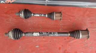 VW GOLF 7 2013-2019 ΗΜΙΑΞΟΝΙΟ ΑΡΙΣΤΕΡΟ 5Q0407271L - ΗΜΙΑΞΟΝΙΟ ΔΕΞΙΟ  5Q0407272BT   ( αυτοματο σασμαν- diesel) Α1 *