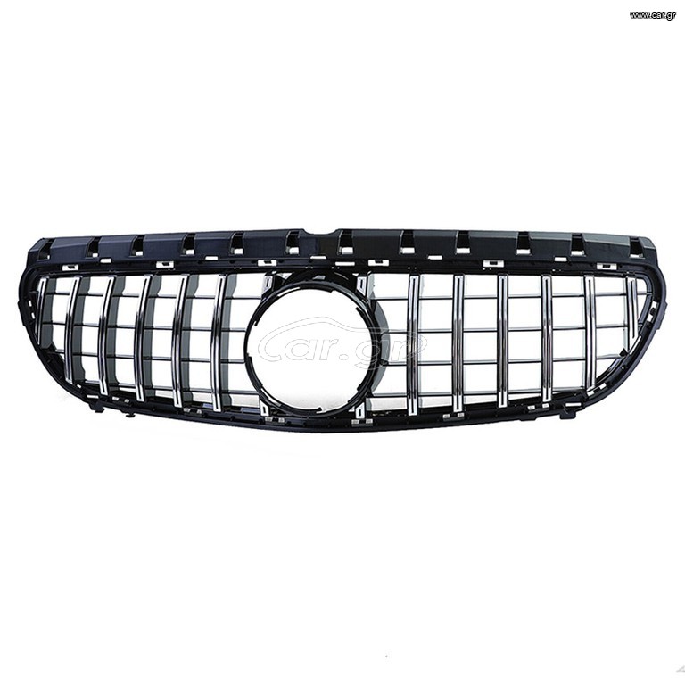 Μάσκα Για Mercedes-Benz B-Class W246 14-18 GT Amg Panamericana Look Μαύρο/Χρώμιο 1 Τεμάχιο