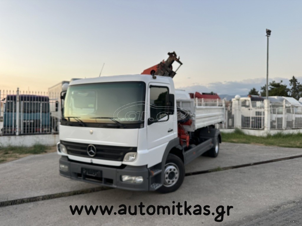 Ανατροπή + Γερανός Mercedes-Benz 2001 Atego 1523 palfinger 11000 meiller Ανατροπη