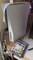 Sony Ps5 Disc Esition + Controller + Game