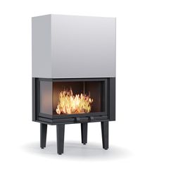 Ενεργειακό υδραυλικό τζάκι λέβητας GST 80 BOILER CORNER 26kw απόδοση 76.8% με κεραµικό κρύσταλλο 4mm 87x56x157cm