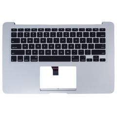 Πληκτρολόγιο - Laptop Keyboard Palmrest για Apple MacBook Air 13 A1466 2013-2017 661-7480 US Backlight Silver ( Κωδ.40543USTOPCASE )