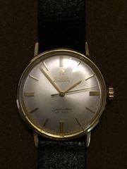 CLASSIC OMEGA - "SEAMASTER-DE VILLE" - MONOQUE-14K. GOLD-FILLED - VINTAGE AUTOMATIC