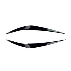 Φρυδάκια Μπροστινών Φαναριών Για Bmw X1 F48 2015-2019 Pre-LCI Βαμμένα Μάυρο Γυαλιστερό Χρώμα 2 Τεμάχια