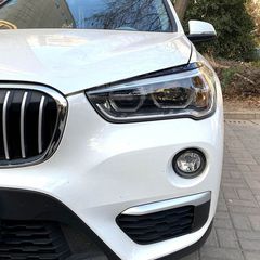 Φρυδάκια Μπροστινών Φαναριών Για Bmw X1 F48 2015-2019 Pre-LCI Βαμμένα Μάυρο Γυαλιστερό Χρώμα 2 Τεμάχια-thumb-2