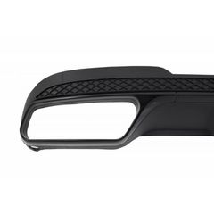 Diffuser Πίσω Προφυλακτήρα Για Mercedes-Benz E-Class W212 13-16 Amg Sport Μαύρο Με Μαύρο Γυαλιστερό-thumb-1