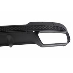 Diffuser Πίσω Προφυλακτήρα Για Mercedes-Benz E-Class W212 13-16 Amg Sport Μαύρο Με Μαύρο Γυαλιστερό-thumb-3