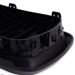 Καρδιές Μάσκας Για Bmw X5 F15 / X6 F16 13-18 M4 Look Με Διπλή Γρίλια Tri-Color Μαύρο Γυαλιστερό 2 Τεμάχια-thumb-5