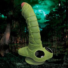 Swamp Monster Scaly Silicone Dildo-thumb-5