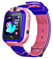 XO Παιδικό Smartwatch με GPS και Καουτσούκ/Πλαστικό Λουράκι H100 2G - Ροζ