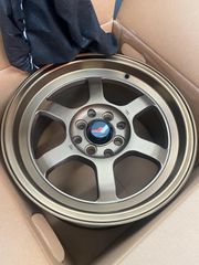 Ζάντες JR12 15x7,5 ET26 4x100/114 Dark Anodize Bronze