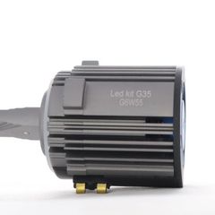 Led λάμπες για VW Golf 6 / Golf 7 / Mercedes Sprinter (2006-2018) μοντέλο A60 για μεσαία ή μεγάλα φώτα 20000 lumen , 55 Watt - CANBUS 6000K - 1400% πιό έντονη φωτεινότητα 2τμχ.-thumb-2