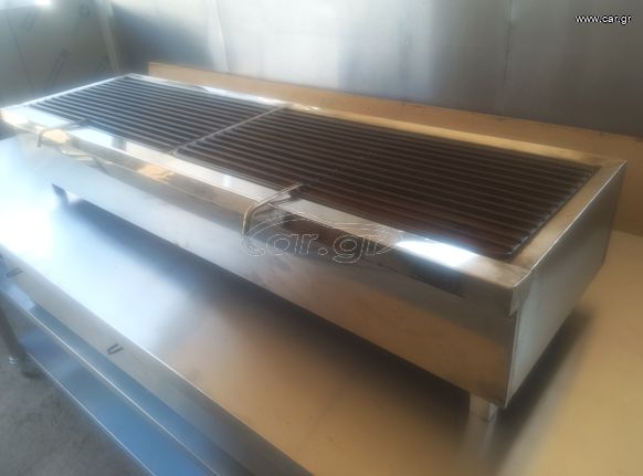 Καρβουνιερα Ψησίματος INOX 1.22/35/23