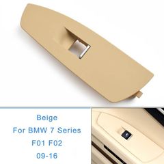 Πάνελ Διακοπτών Παραθύρων Για Bmw 7 F01 08-15 Εμπρός Αριστερά & Δεξιά Μπεζ 2 Τεμάχια