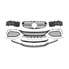Body Kit Για Mercedes-Benz E-Class W212 13-16 Facelift Amg Look Με Μάσκα & Μπούκες-thumb-1