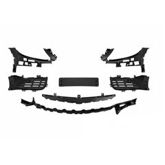 Body Kit Για Mercedes-Benz C-Class W205 14-18 Sedan Amg C63 Look Με Μάσκα & Μπούκες-thumb-2