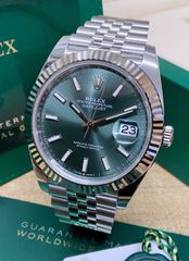 Rolex Datejust Replica Green Dial 41mm