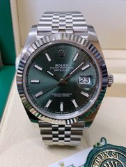 Rolex Datejust Replica Green Dial 41mm-thumb-2