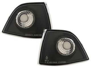 Φλας δίπλα στο φανάρι BMW E36 (1990 -1999) sedan  / combi / compact  - black - σετ 2τμχ.