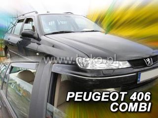 Ανεμοθραύστες για Peugeot 406   (1995+) combi - 4 τμχ. εμπρός και πίσω-thumb-1