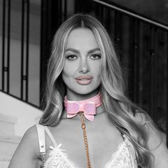 Paris Collection - Collar with Leash - Pink-thumb-4